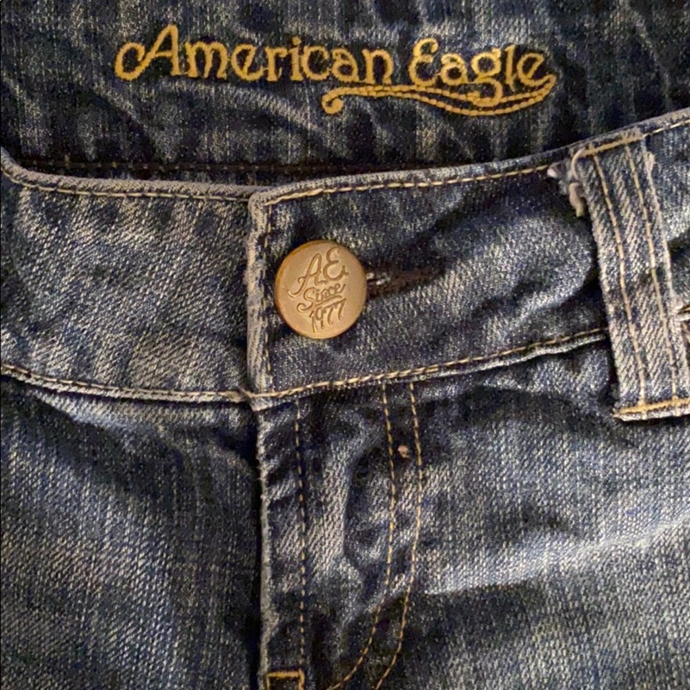 American Eagle Jean Shorts Daisy Dukes Size 2 - Picture 3 of 8